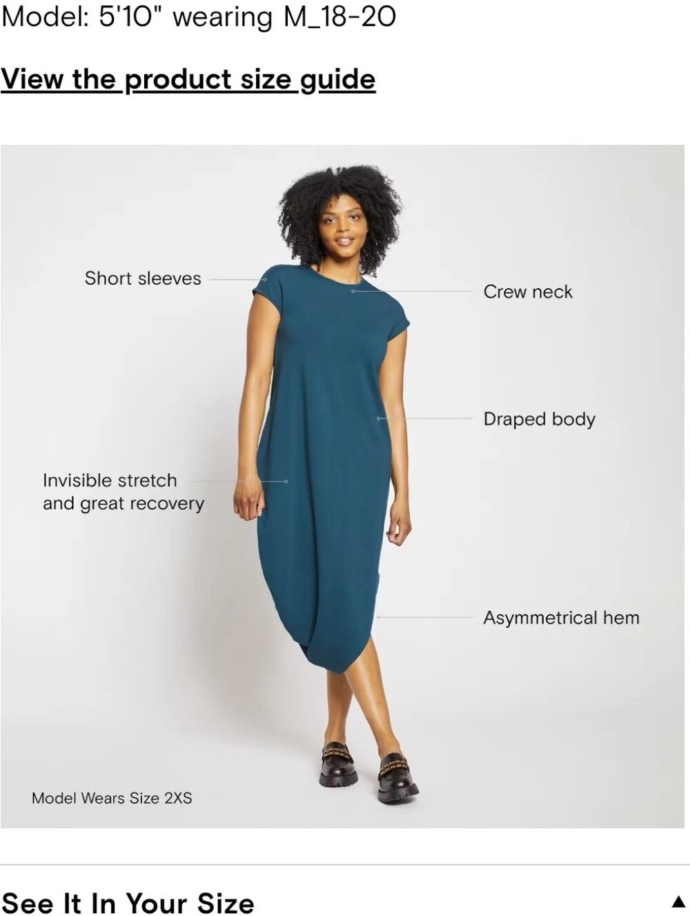 NWT Universal Standard Pima Cotton Iconic Geneva Dress Navy White Stripe 3X - Picture 6 of 16